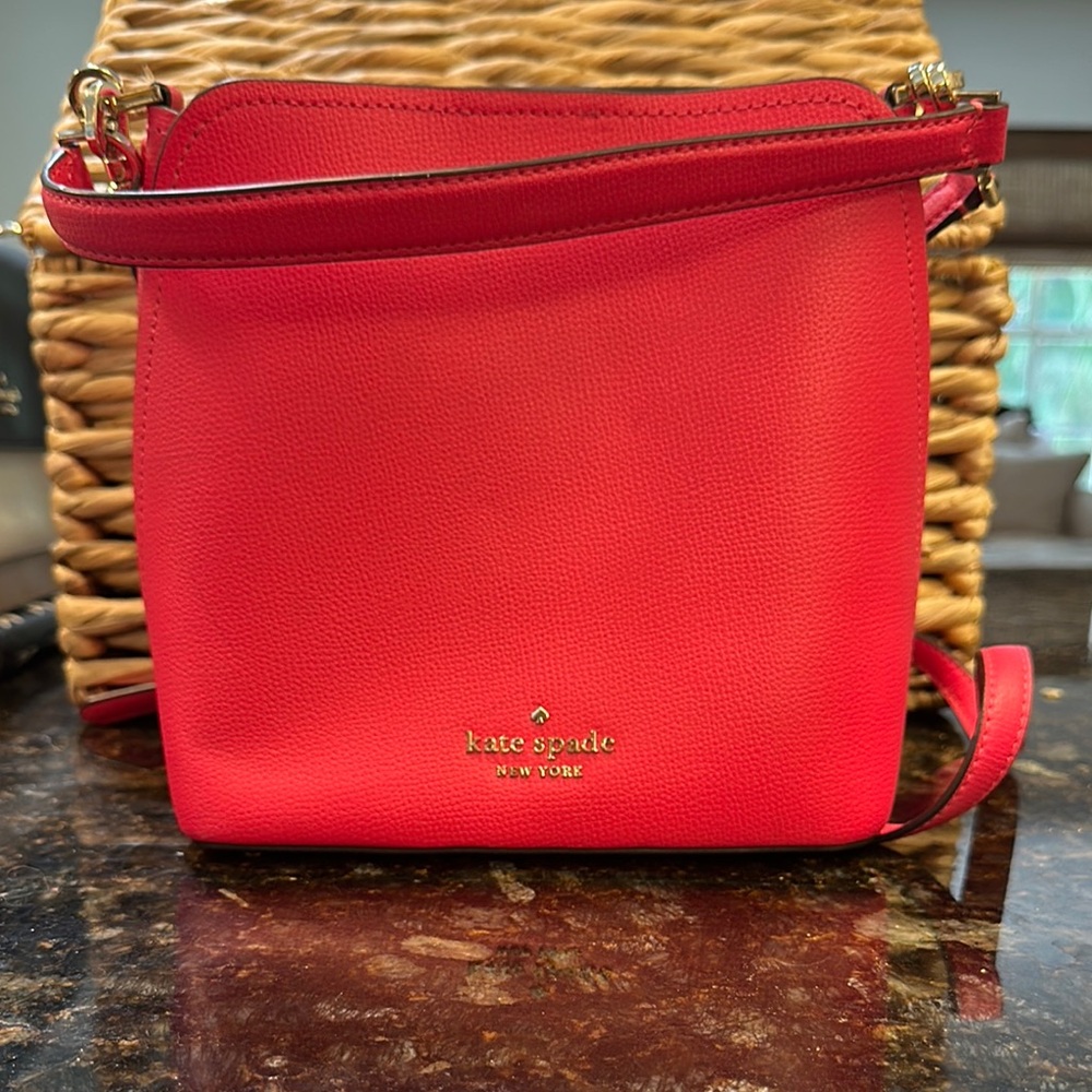 Kate Spade bright pink  Crossbody Bag with Gold-Tone Hardware